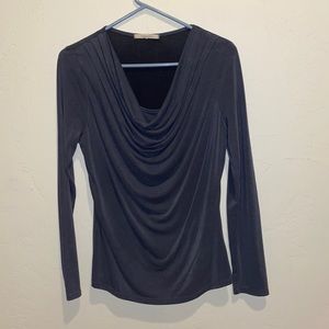 Gray women’s long sleeve top